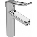 Mitigeur lavabo CERAPLUS 2 Grande avec manette à boucle, sans garniture de vidage chromée IDEAL STANDARD