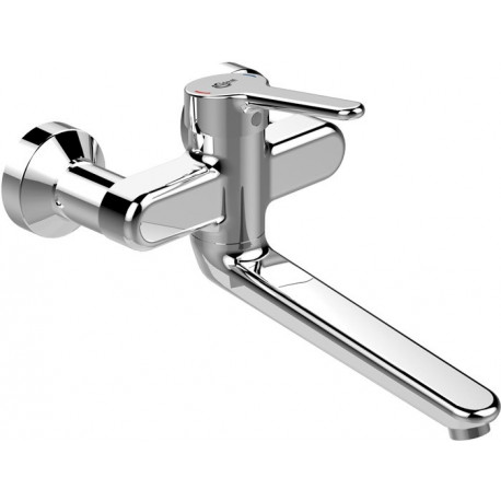 Mitigeur lavabo mural CERAPLUS 2 AP, bec 200 mm chromé IDEAL STANDARD