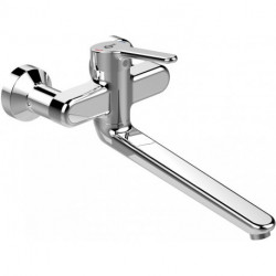 Mitigeur lavabo mural CERAPLUS 2 AP, bec 250 mm chromé IDEAL STANDARD