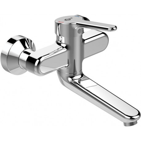 Mitigeur lavabo mural CERAPLUS 2 AP, bec 150 mm chromé IDEAL STANDARD