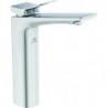 Robinet de lavabo CHECK saillie 150 mm chromé avec base rallongée ou garniture de vidage IDEAL STANDARD