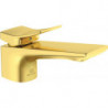Mitigeur lavabo CHECK projection 132 mm or brossé avec vidage IDEAL STANDARD