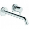 Mitigeur lavabo mural JOY projection 225 mm chrome kit 2, rosace ronde IDEAL STANDARD