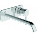 Mitigeur lavabo mural JOY projection 225 mm rosace carrée chromée, kit 2 IDEAL STANDARD