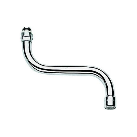 Bec de tuyau COSTA pour mélangeurs muraux de cuisine, saillie 200 mm chromé GROHE