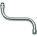 Bec de tuyau COSTA pour mélangeurs muraux de cuisine, saillie 200 mm chromé GROHE
