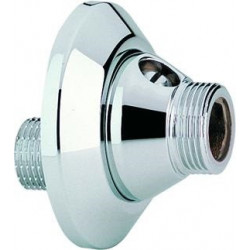 Raccord en S Grohe absperrb 1/2 poucex3/4 poucex10mm chromé 