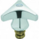 Tete Clapet DN 10, poignée Trecorn, marquage VPE10 rouge chrome GROHE (Par 10)
