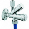 Vanne d'équerre combinée Grohe WAS DN 10 chromé 