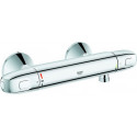 Mitigeur thermostatique de douche GROHTHERM 1000 DN 15, montage mural, raccord QuickFix S chromé GROHE