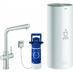 Robinet RED DUO avec Boiler L-Size. L-sortie acier
