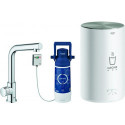Robinet RED MONO avec Boiler M-Size. L-sortie chromé A