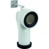 Coude de vidange de toilette 93.5-137mm. vertical