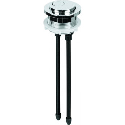 Bouton poussoir 2 volumes GROHE 49526 pour réservoir en céramique chrome