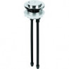 Bouton poussoir 2 volumes GROHE 49526 pour réservoir en céramique chrome