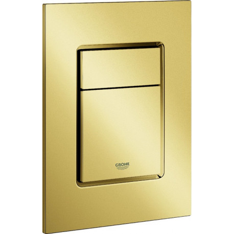 Plaque actionnement des toilettes GROHE Skate Cosmopolitan S 37535 2-M./Start&Stopp or brillant