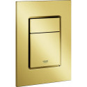 Plaque actionnement des toilettes GROHE Skate Cosmopolitan S 37535 2-M./Start&Stopp or brillant