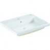 Cube Ceramic Lavabo Monté Sur Rive 60