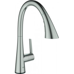 Pommeau de douche 3 jets extractible acier ZedraTouch GROHE
