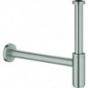 Siphon GROHE 28912 pour lavabo 1 1/4 pouce acier