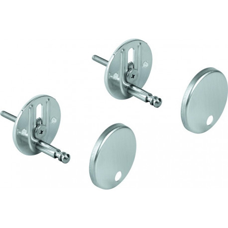 Kit de montage GROHE 49529 pour siège de toilette en céramique et couvercle chrome
