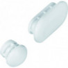 Set de tampons 49530 pour abattant et couvercle de toilette en céramique de construction blanc