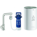 Robinet RED MONO avec Boiler M-Size. L-sortie acier
