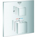 Mitigeur thermostatique de bain Grohtherm Cube 24155 FMS pour 35600 chromé
