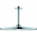Set Tête de douche Grohe Rainshower 310 Mono 26560 Sortie de plafond 142mm 9.5l/min chromé