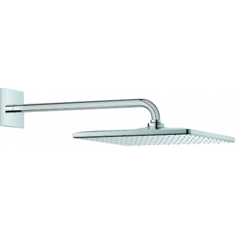 Set Tête de douche Grohe Rainshower 310 Mono Cube 26564 Br.-arm 422mm 9.5l/min chromé