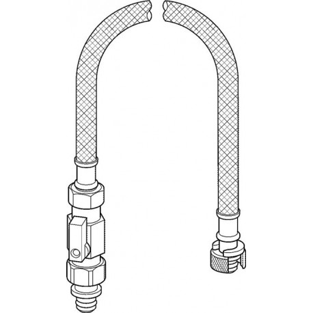 Tuyau de raccordement Grohe pour Sensia Arena Dusch-WC