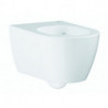 WC suspendu à fond creuxEssence Ceramique 39571 PureGuard Abgang waager. blanc alpin