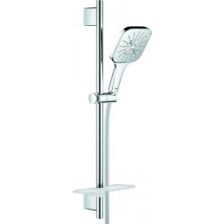 Set colonne de douche Rainshower 130 SmartActive Cube 26583 600mavec étagèrechromé