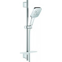 Ensemble barre de douche Rainshower SmartActive 600mm chromé étagère GROHE