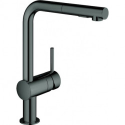 Mitigeur d'évier Minta 30274 L-sortie azb. Douche de rinçage graphite dur