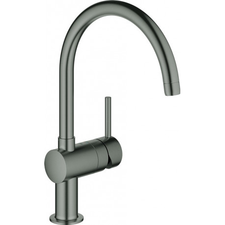 Mitigeur d'évier monocommande Minta 32917 graphite dur brossé