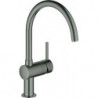 Mitigeur d'évier monocommande Minta 32917 graphite dur brossé
