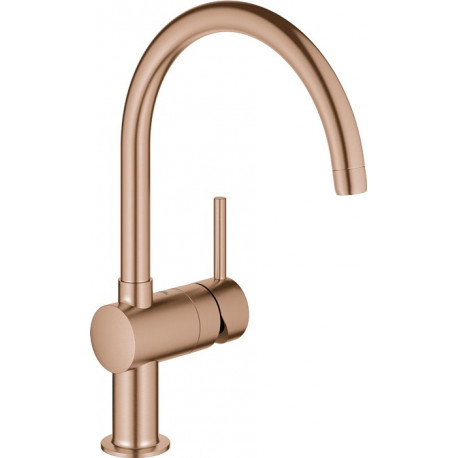 Mitigeur d'évier monocommande Minta 32917 or rose vif brossé