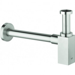 Siphon GROHE carré 40564 pour lavabo acier