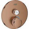 Thermostat GROHE Grohtherm SmartControl 29118 FMS rond 1 ASV or rose vif geb.