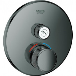 Thermostat GROHE Grohtherm SmartControl 29118 FMS rond 1 ASV graphite dur