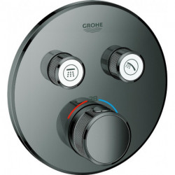 Thermostat GROHE Grohtherm SmartControl 29119 FMS rond 2 ASV graphite dur