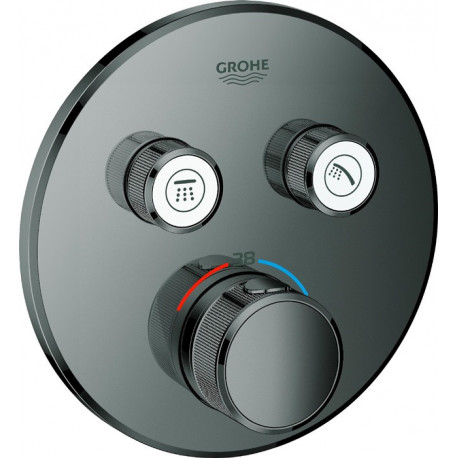 Thermostat GROHE Grohtherm SmartControl 29119 FMS rond 2 ASV graphite dur