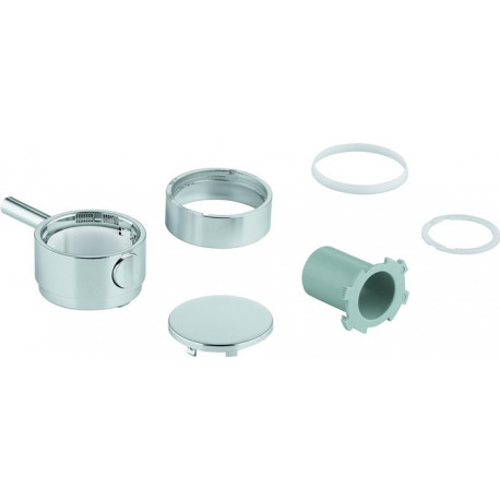 Poignée de contrôle de température GROHE 49089 rond pour Thermostat-Kit de garnitures chromé