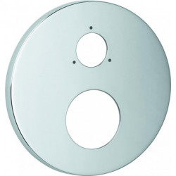 Rosace Grohe 49105 rond pour EHM-Kit de garnitures chromé