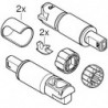 Amortisseur GROHE 49535 pour siège de toilette Cube Ceramic SoftClose