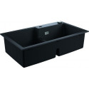 Evier K500 31649 2 bassin 860x500mm droite/gauche granit noir