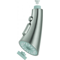 Douchette extractible 48473 3 Type de jetsen acier