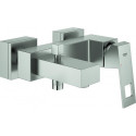 Robinet de baignoire monocommande EUROCUBE DN 15. Montage mural acier