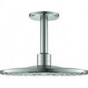 Tête de doucheRAINSHOWER 310 SMARTACT Sortie de plafond 142mm acier